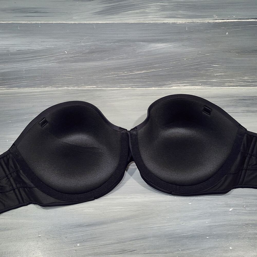 Calvin Klein Naked Glamour Strapless Push-Up‎ Bra 36C QF5677 Black - Picture 7 of 12